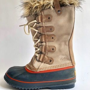 Sorel Winter Boots with Faux Fur Womens Sz. 8